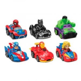 Vehículos Con Motor De Fricción Marvel Super Hero 6 Piezas