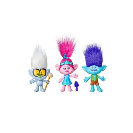 Juego De Muñecos Trolls Hasbro Set De La Amistad 3 Piezas