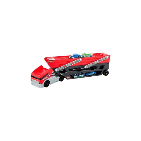 Mega Camión Hot Wheels City 4 Vehículos