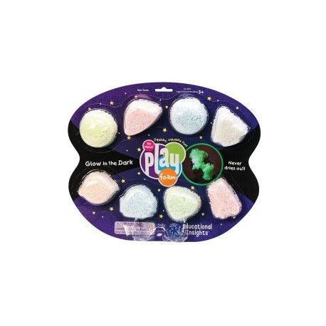 Playfoam Educational Insights Glow In The Dark 8 Piezas