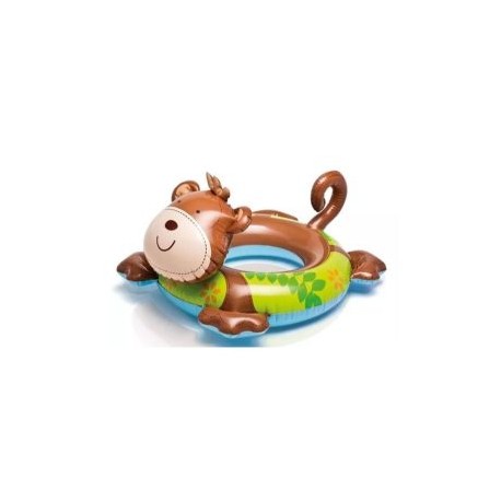 Salvavidas De Aro Para Niños Big Animal Ring Chango Intex