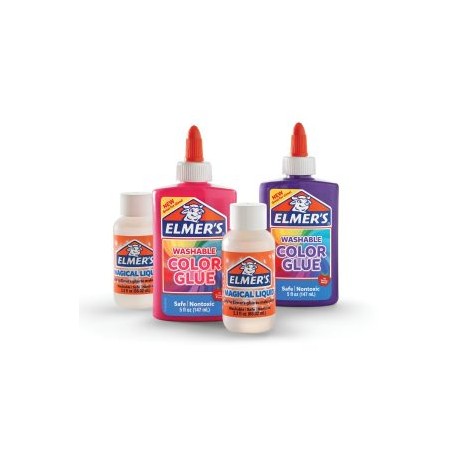 Set Kit Para Slime Color Elmers 4 Piezas