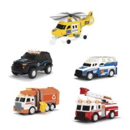 Set Mini Vehículos Dickie Toys Ciudad 5pz