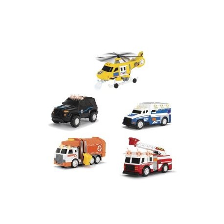 Set Mini Vehículos Dickie Toys Ciudad 5pz