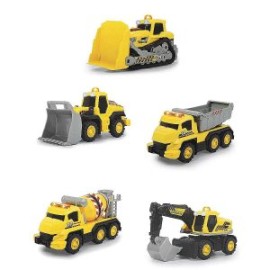 Set Mini Vehículos Dickie Toys Construcción 5pz