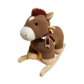 Caballo Montable De Peluche Mecedor Para Niños Hugfun