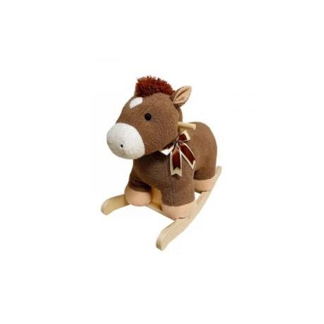 Caballo Montable De Peluche Mecedor Para Niños Hugfun