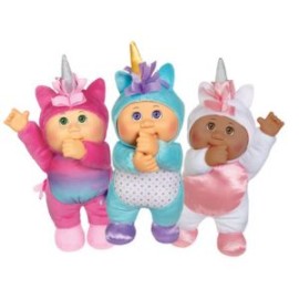 Cabbage Patch Kids Cuties Fantasy Friends 3 Pzas Unicornios