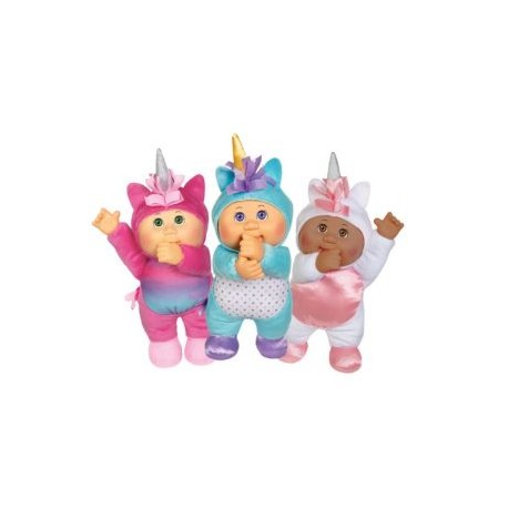 Cabbage Patch Kids Cuties Fantasy Friends 3 Pzas Unicornios