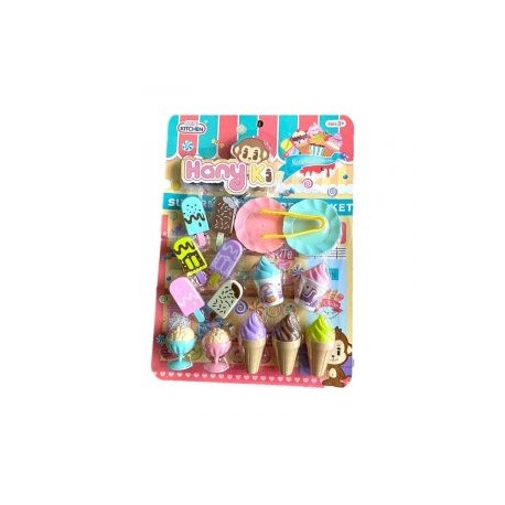 Juego De Helados Mini Kitchen Natural Yummy