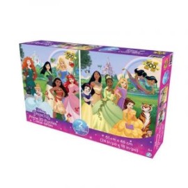 Rompecabezas 3d 500pz 2pz Princesas