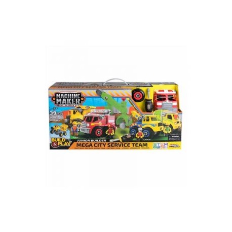 Set De Camiones Nikko Toys Machine Maker 39pz